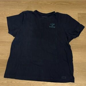 Life Is Good Navy Crusher Tee